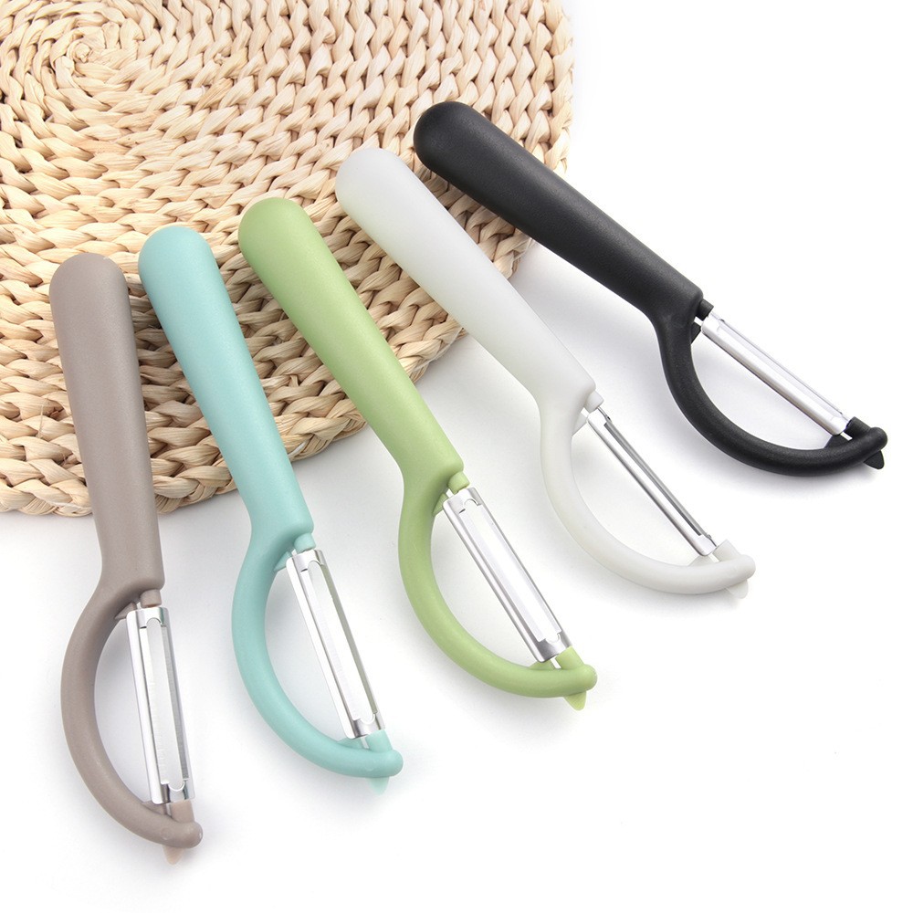 Tiktok Spot Paring Knife Beam Knife Stainless Steel Double-Headed Grater Kitchen Multi-Functional Peeler Potato Fabulous Peeling Gadget