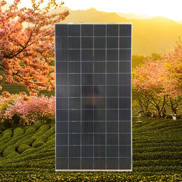 广东深圳晶天450w太阳能发电板边防哨所离网光伏系统单晶太阳能板