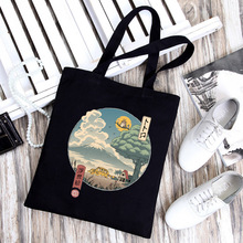 龙猫Totoro Studio Ghibli印花帆布包单肩包全球外贸手提袋购物袋