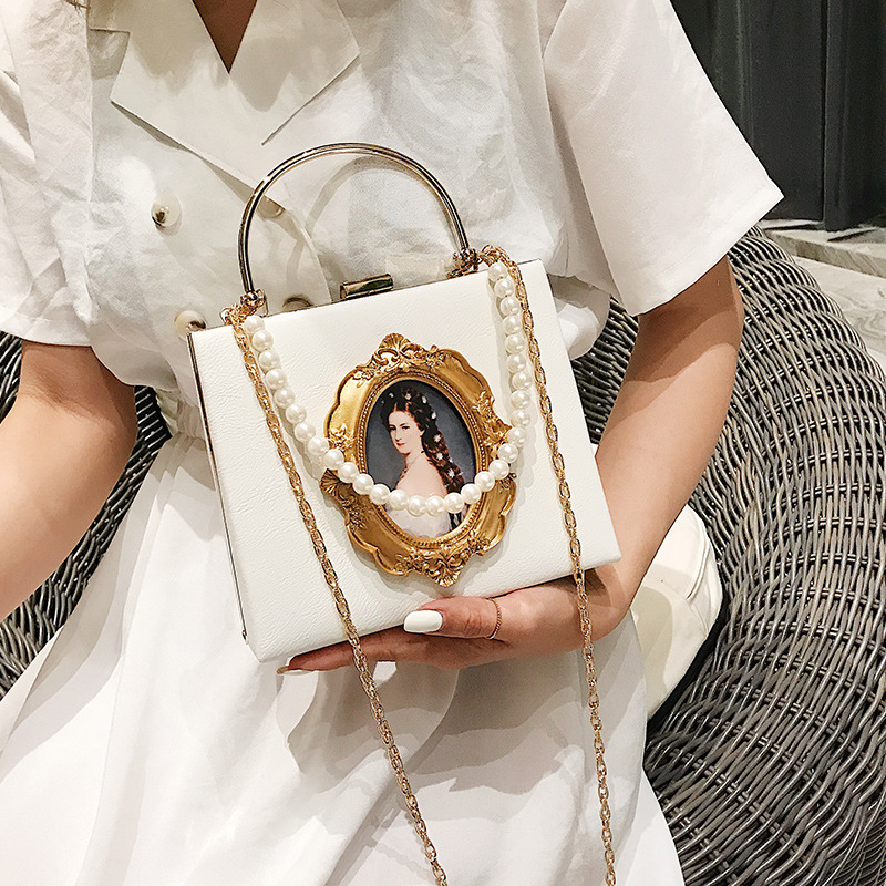 Personalized Small Bags 2023 New Korean Style Fashion Special-Interest Creative Girl Versatile Dinner Portable Crossbody Box Bag