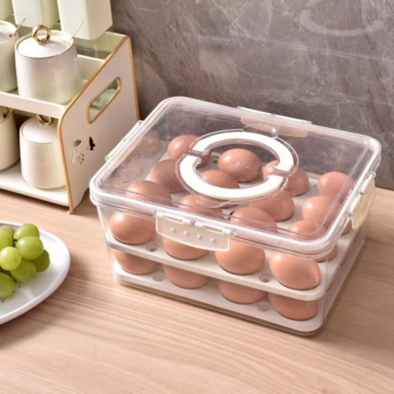 Pet Extra Thick Retain Freshness Storage Box Sealed Refrigerator Vegetable and Fruit Storage Separately Packed Case Frozen Drain with Cover
