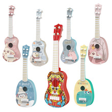 包邮尤克里里初学者可弹奏仿真吉他玩具儿童小乐器夜市摆地摊货源