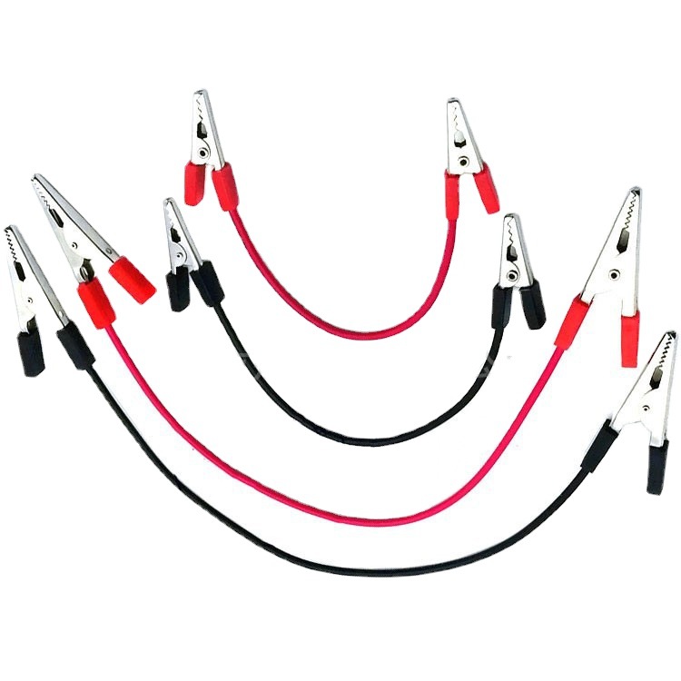 短柄鳄鱼夹线电源测试连接线导线diy学生电力电线夹子鳄鱼夹带线