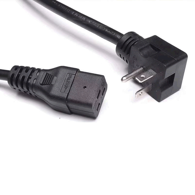 电风扇吸尘器电脑美式电源线三芯两扁一圆美规电源线插头美标三插