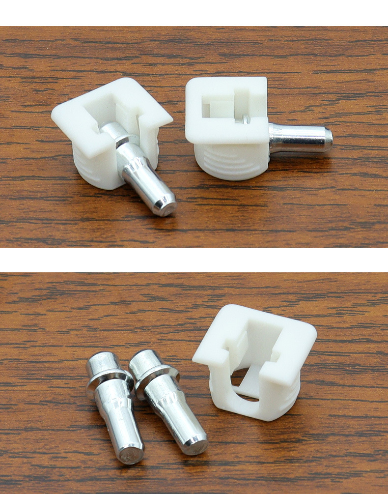 铭固 带轴层板托 直杆层板托 橱柜二合一层板托