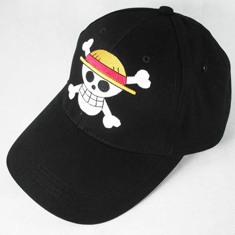 海贼王帽子海贼王太阳帽鸭舌帽路飞帽子周边 one piece棒球帽子