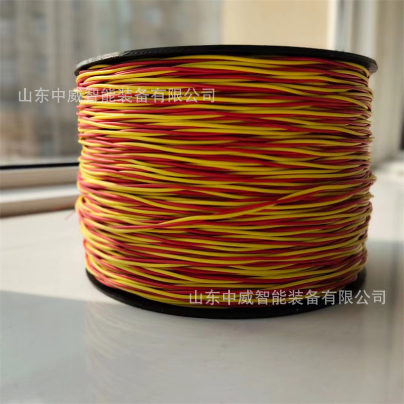 矿山隧道数码管铜芯线 0.52铜芯信号延长线 0.62纯铜双股平行线