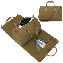 亚马逊新款二合一西装袋 旅行便携大容量服装收纳包  手提行李袋