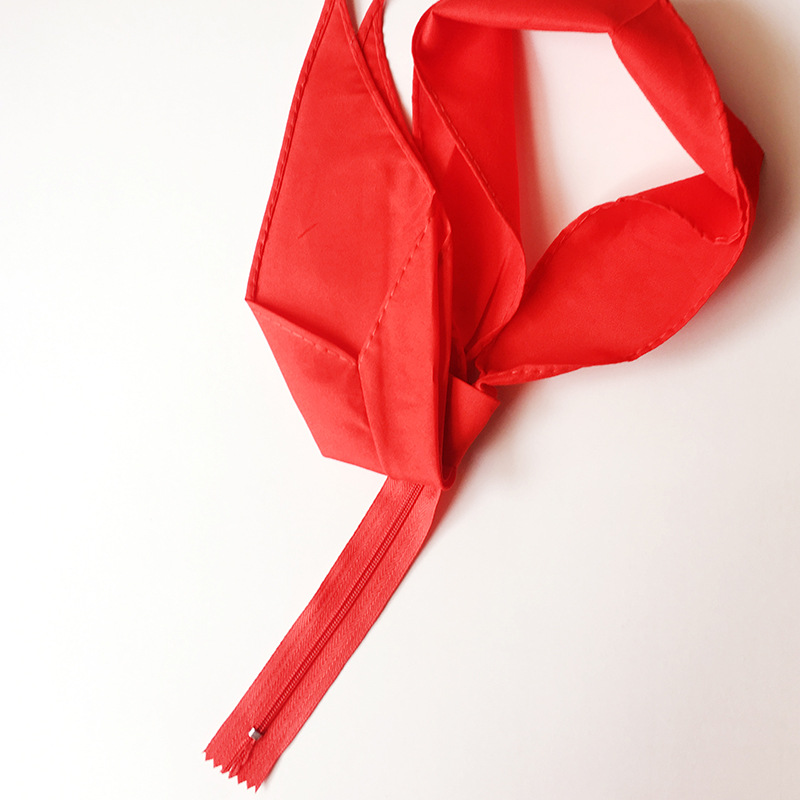 红领巾免打结小学生儿童中小号拉链款式红岭巾透气不掉色