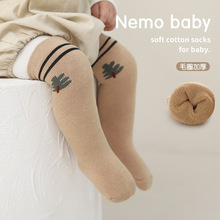 2022冬季新品新生婴儿袜子松口不勒腿棉袜初生婴幼儿宝宝高筒袜子