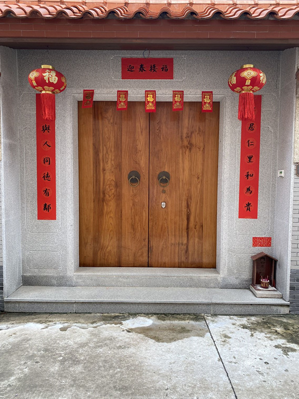 老榆木大门庭院别墅户外双开门乡村祠堂祖屋进四合院仿古复古木门