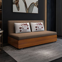 可折叠沙发床实木两用多功能带收纳阳台书房单双人客厅小户型新款