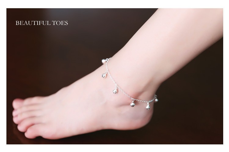 水音铃铛脚链女会响小众设计网红古风感情侣异域气质新款