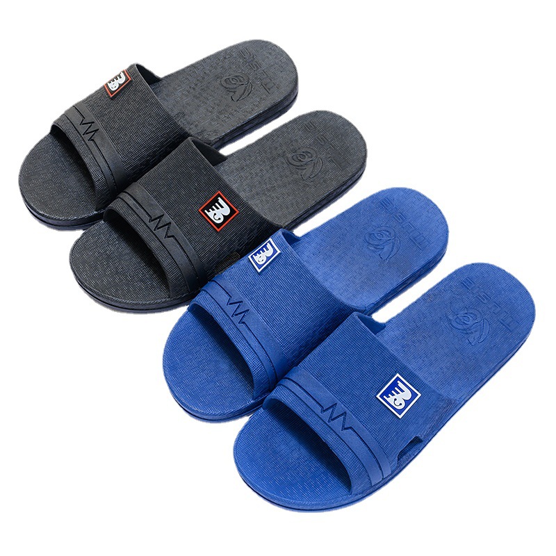 2023 Casual Slippers Men's and Women's Indoor Non-Slip Slippers Soft Bottom Bathroom Hotel Slippers Wholesale