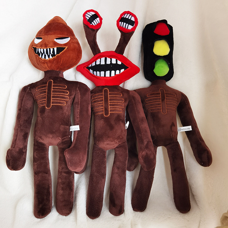 跨境多款siren head警笛头汽笛人系列公仔基金会毛绒玩具批发