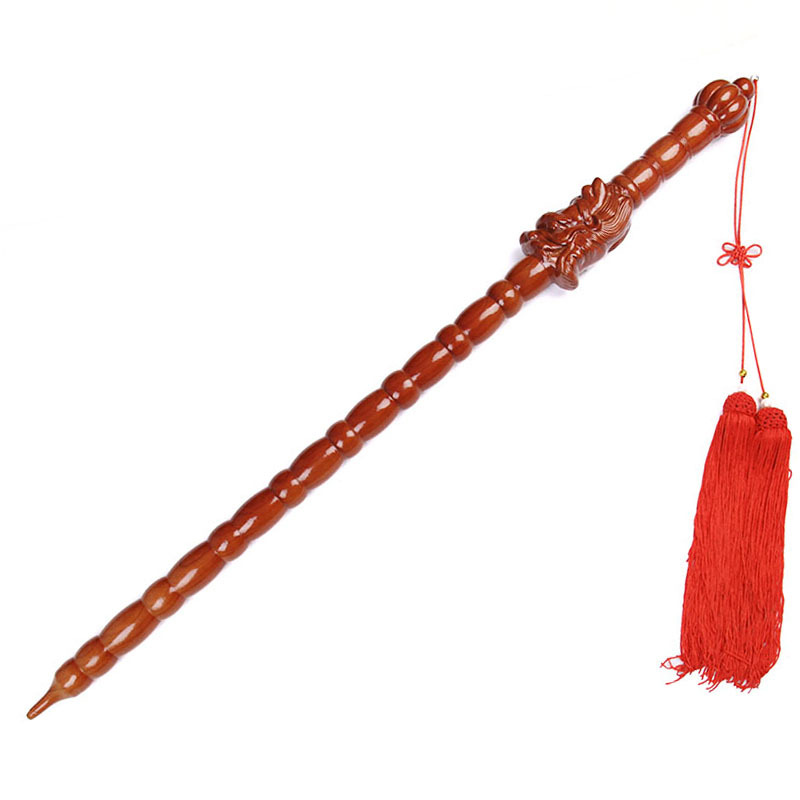 桃木打神鞭九节鞭姜太公姜子牙打神鞭桃木打神锏