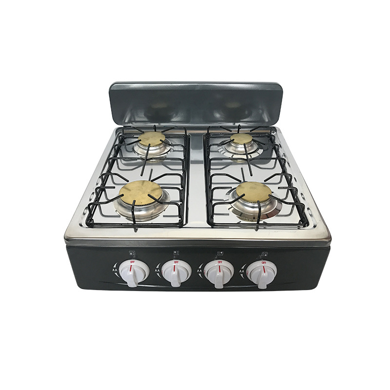 Customized European-Style Export Four-Head Gas Stove Four-Head European Outdoor Stove Easy Using Stoves Gas Furnace