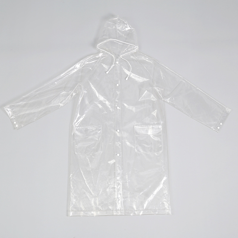 new adult outdoor pe raincoat plastic one-piece raincoat travel poncho factory wholesale