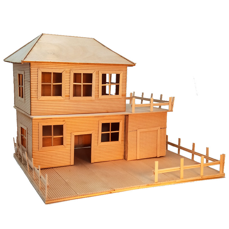 雪糕棒棍木条diy手工制作房子建筑模型材料冰棒棍棒别墅拼装玩具