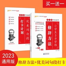 全2册小学生三步学练修辞方法优美词句段小升初毕业总复习成语