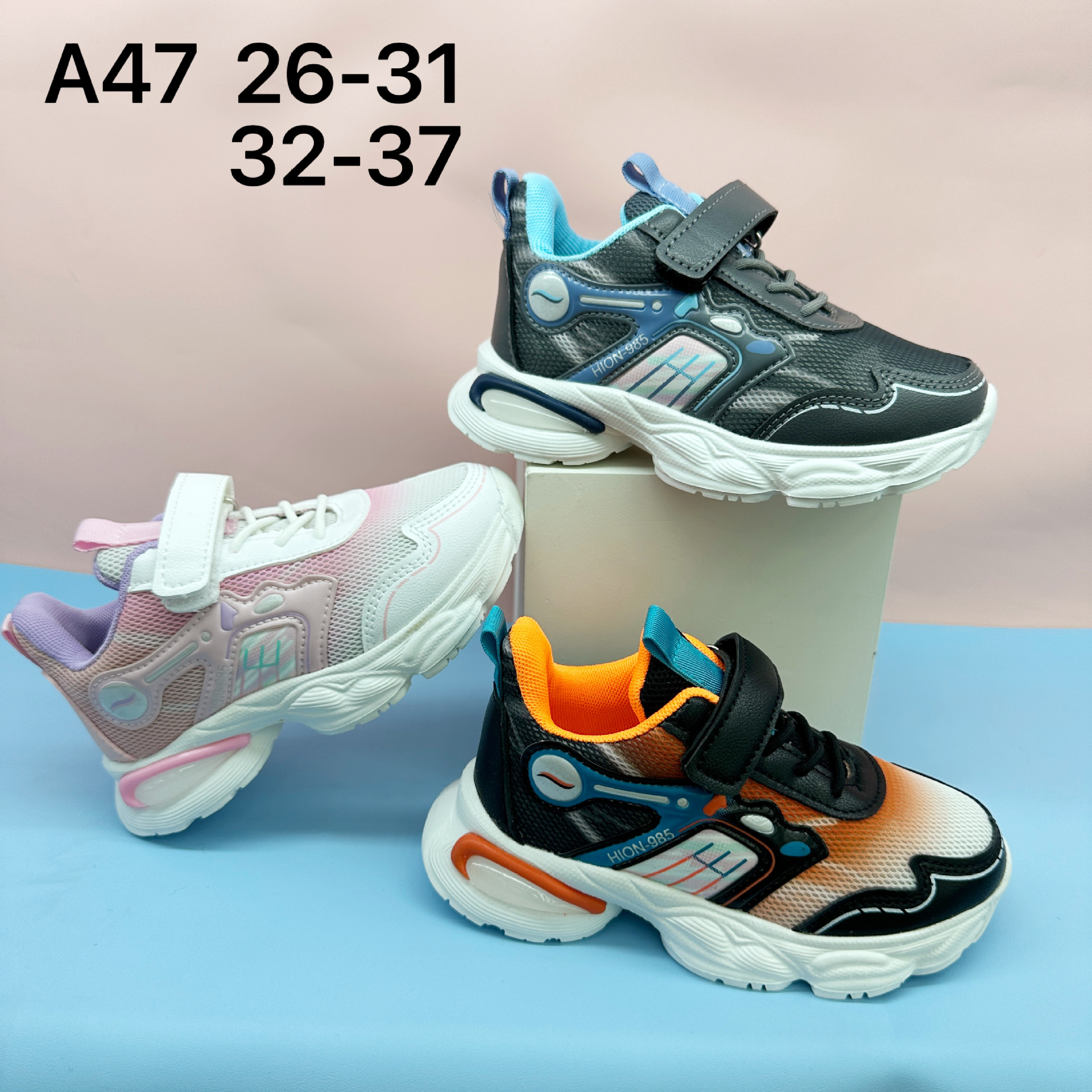 children‘s shoes boys ‘and girls‘ sneakers medium and large children‘s casual new dad shoes velcro running shoes factory direct supply