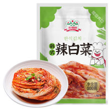 吉得利辣白菜100g韩式泡菜下饭榨菜咸菜拌饭泡面开胃即食酱菜特产