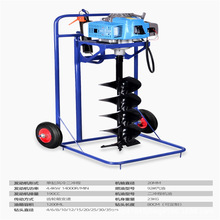 二冲程手提地钻打洞机 栽树强力挖坑打洞机 小型多功能打坑机