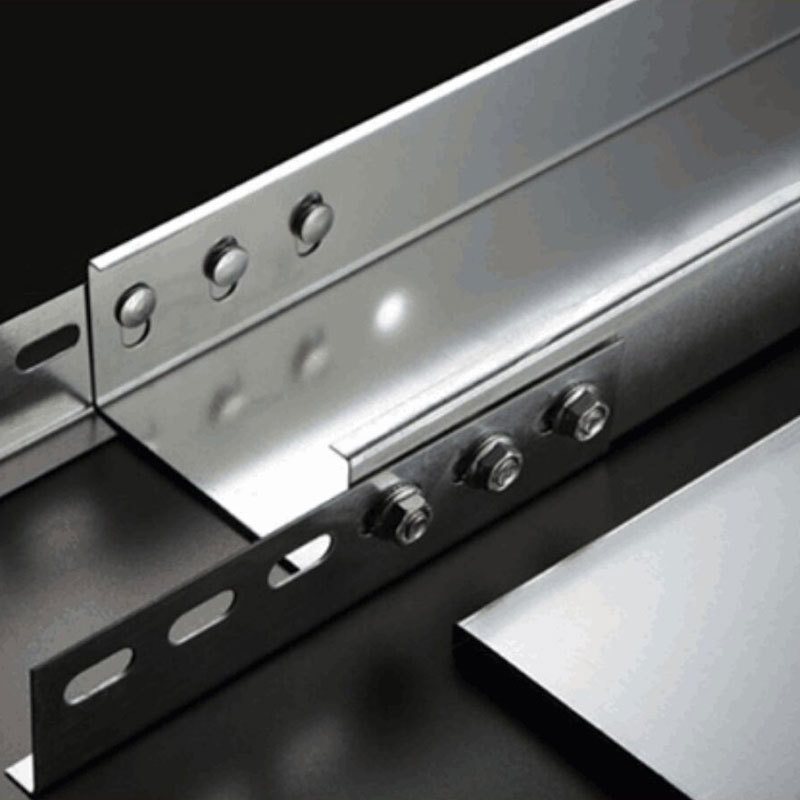 洪泰批发200x100防火铝合金桥架托盘式槽式金属线槽桥架100*100