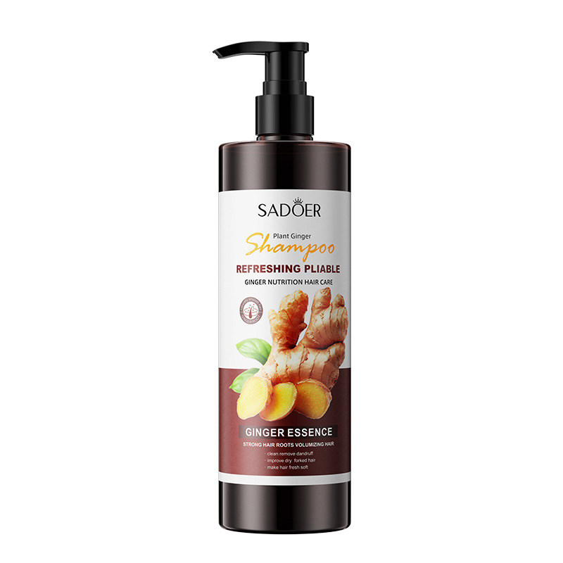 English Sadoer Ginger Refreshing Soft Shampoo Improve Rough Care Hair Cross-Border Foreign Trade Wholesale