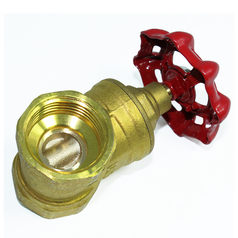 宁波埃美柯黄铜闸阀4分6分1寸dn15 20家用自来水管道水表开关阀门