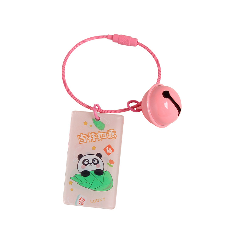 Cartoon Cute Ins Bear Keychain Students' School Bag Pendant Girl Heart Acrylic Personality AirPods Ornaments