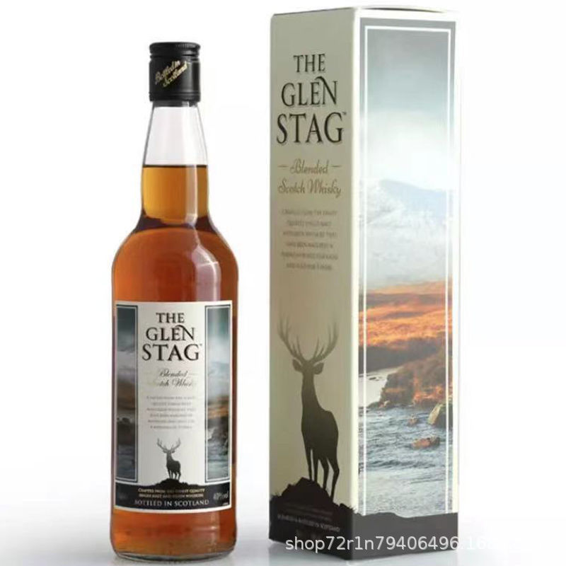 格兰萨格苏格兰威士忌the glen stag 40度带盒700ml