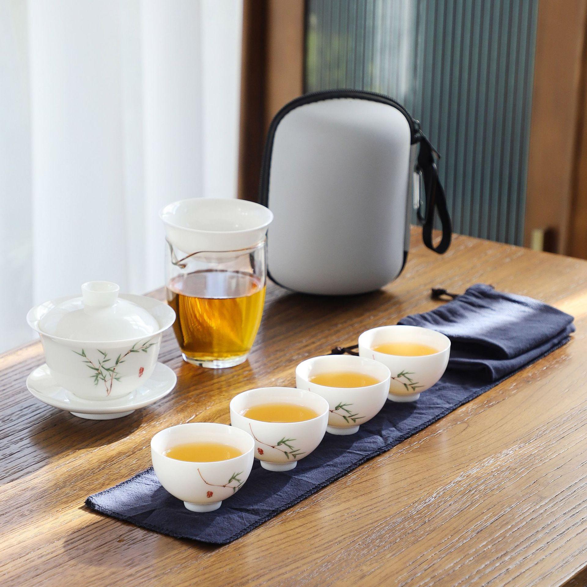 沙金釉自动茶具套装家用懒人茶具时来运转自动泡茶壶功夫茶杯-报价