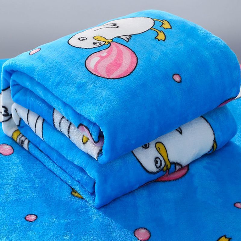 法兰绒加绒加厚速热超柔毛毯四季通用多尺寸可选单人双人盖毯床单