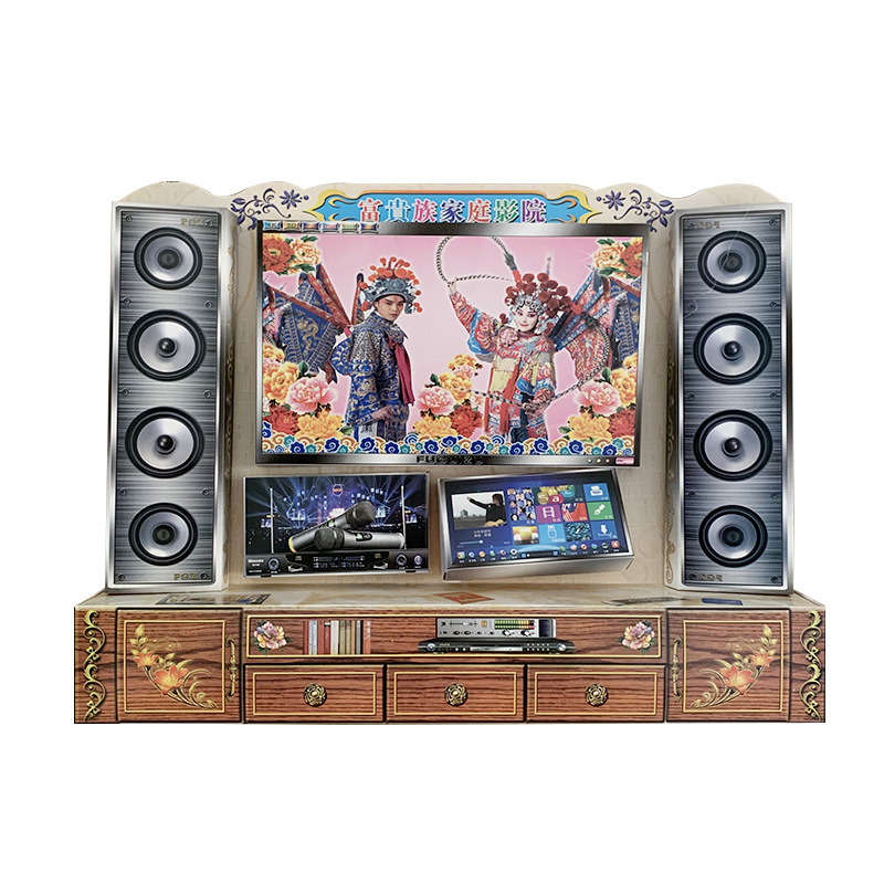 立体纸扎电视家电烧纸祭祀家庭影院烧纸祭祀五七殡葬纸钱冥币清明