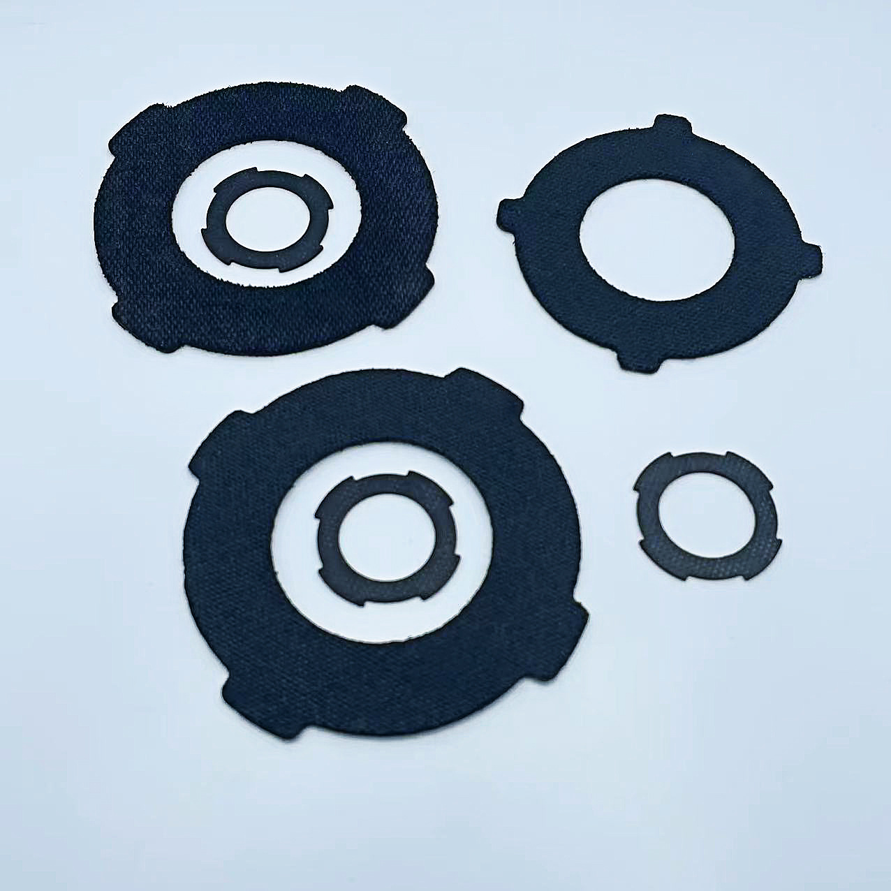 渔轮炭纤维刹车垫片 水滴轮高强度摩擦碳布片 渔轮碳素纤维垫圈