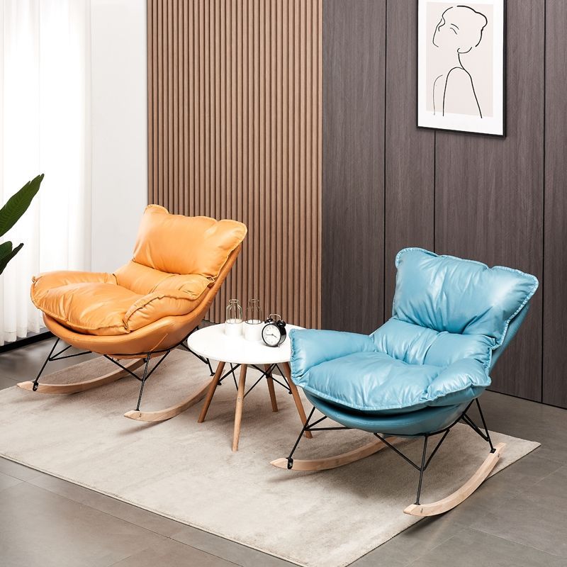 摇椅摇摇椅椅子躺椅子靠背躺椅折叠午休懒人沙发家用躺椅可躺可坐