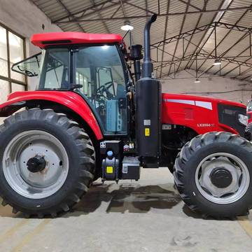 东方红lx2004-m大型农用拖拉机 四驱六缸动力 24 8带爬行档 耕地