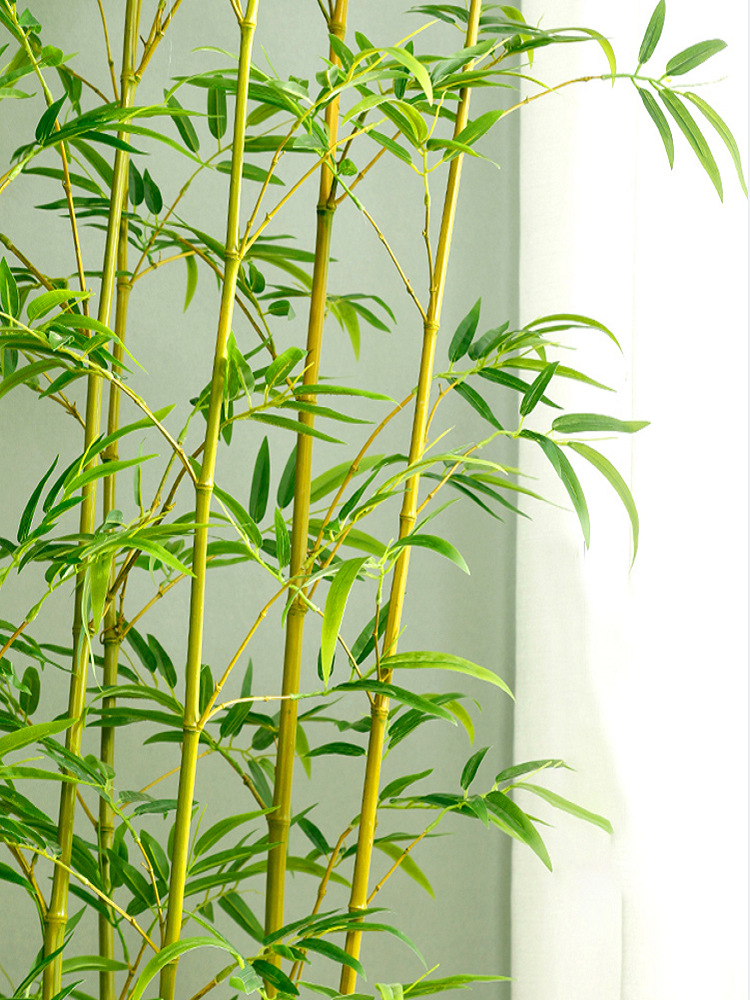 仿生竹子室外假植物隔断挡墙酒店装饰造景绿植