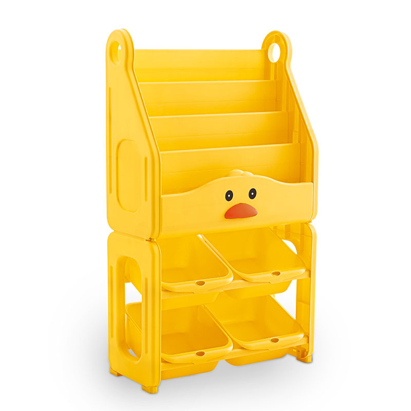 Children's Toy Storage Rack Trolley Rack