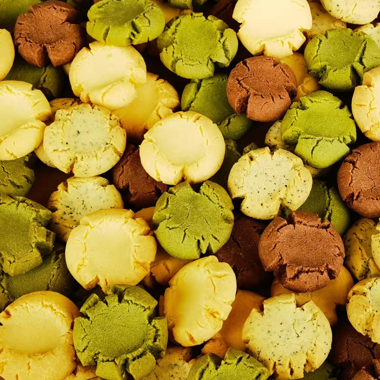 玛格丽特蛋黄饼干手工曲奇奶香红茶可可儿童孕妇回民零食年货礼盒