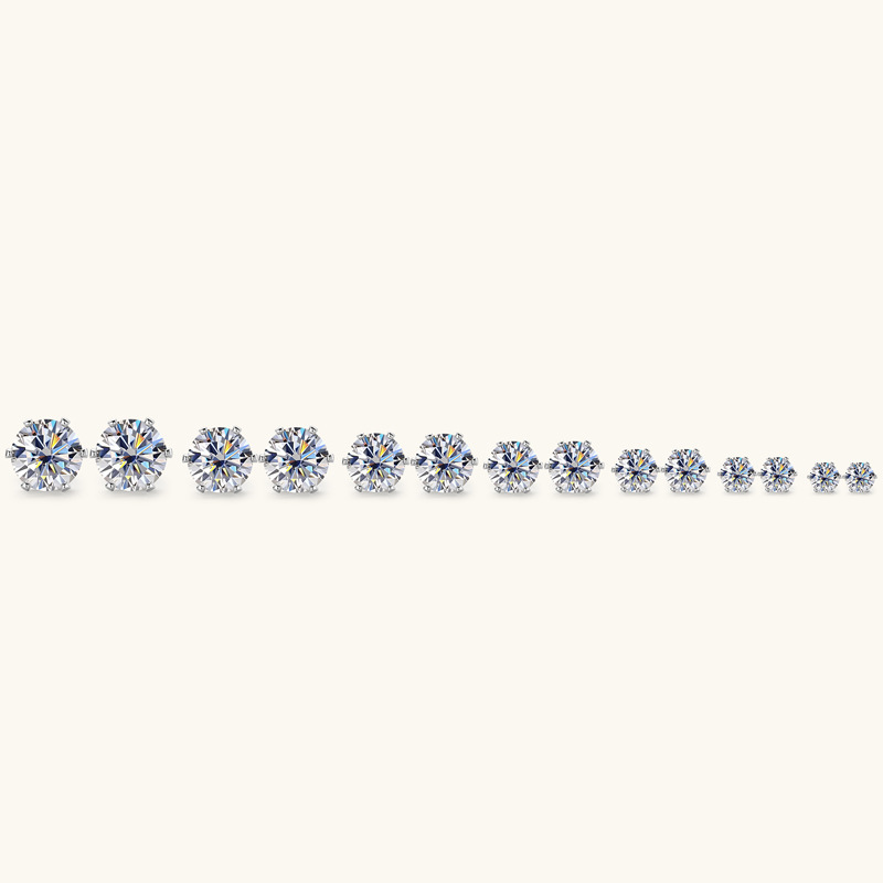 2023 New Internet Hot Diamond Stud Earrings Special-Interest Design High Sense S925 Silver Earrings Wholesale