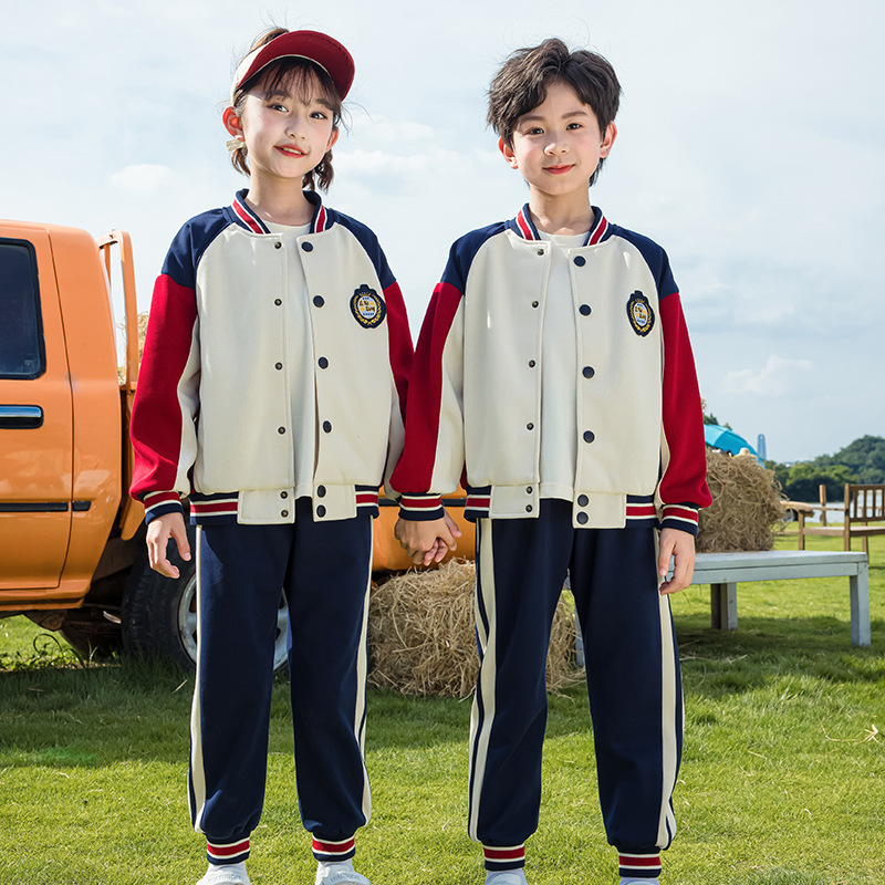 小学生校服春秋装儿童一年级运动服套装幼儿园园服秋班服三件套lk