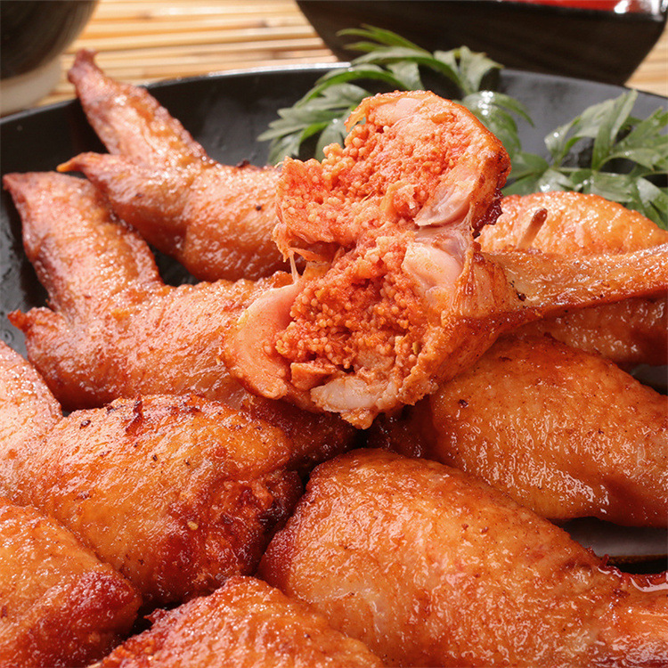 三统万福明太子鸡翅 500g/包 烧烤,寿司料理用调理鸡翅