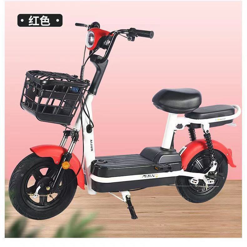 New Electric Bicycle Male and Female Student Lithium Battery Electric Car Electric Car Adult Scooter Battery Car