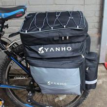 川藏旅行山地公路自行车后货架包硬板驼包三合一户外骑行装备驮包