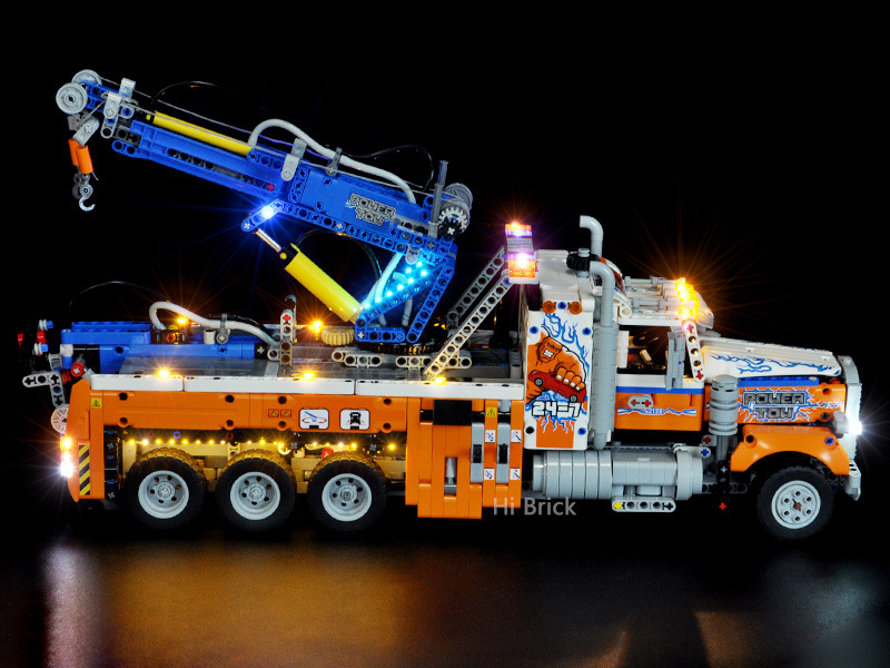 hibrick灯饰 兼容乐高42128重型拖车科技机械组 积木配套led灯饰