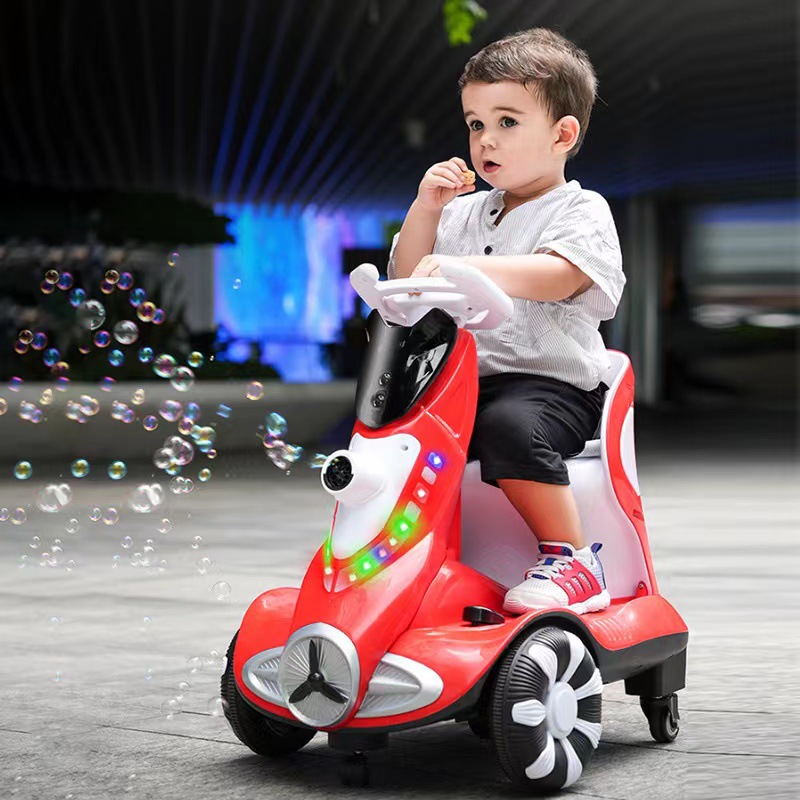 Toy Balance Bike (for Kids) Kids Electric Car Children Drift Universal Wheel Anti-Rollover Baby Scooter Bumper Car