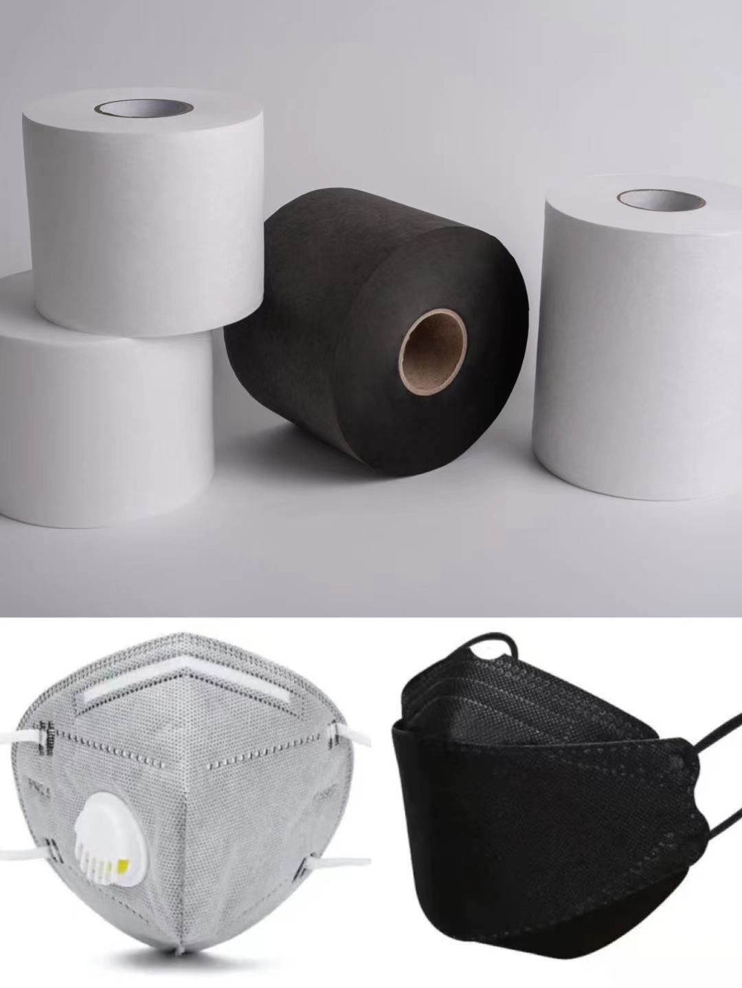 工厂直供熔喷布ffp2ffp3level2level3水驻极油性过滤效率99低阻力