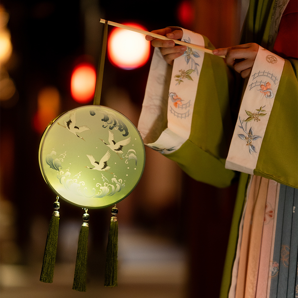 新品元宵灯宫灯 花灯 手提灯笼汉服拍摄道具七夕灯笼成品